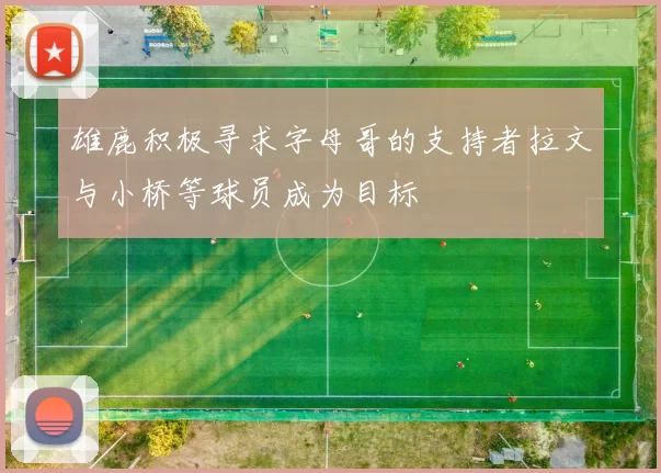 雄鹿积极寻求字母哥的支持者拉文与小桥等球员成为目标